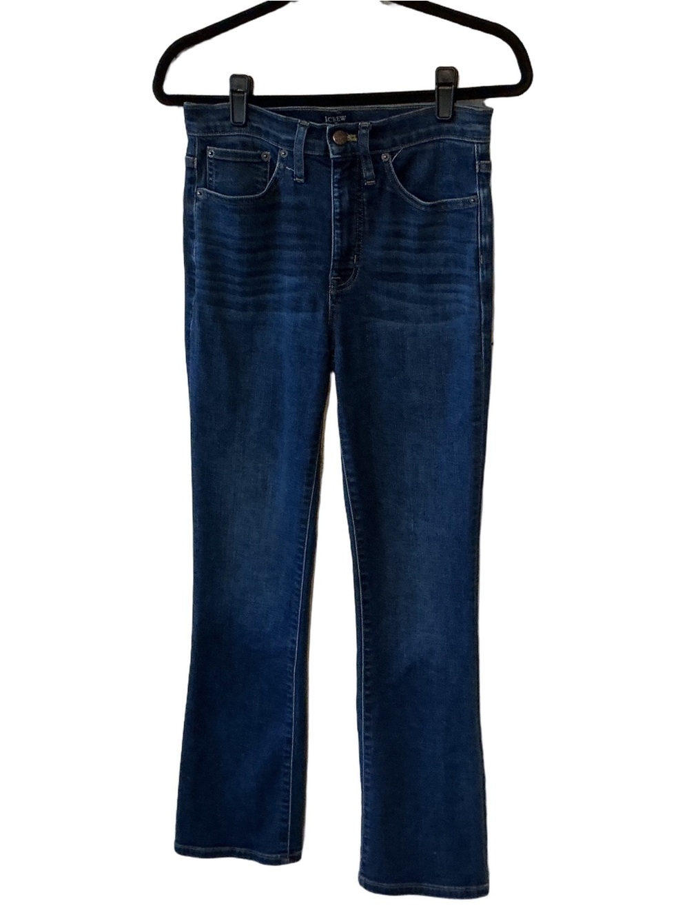 J. Crew Factory Baltic Blue High Rise Bootcut Jeans 27